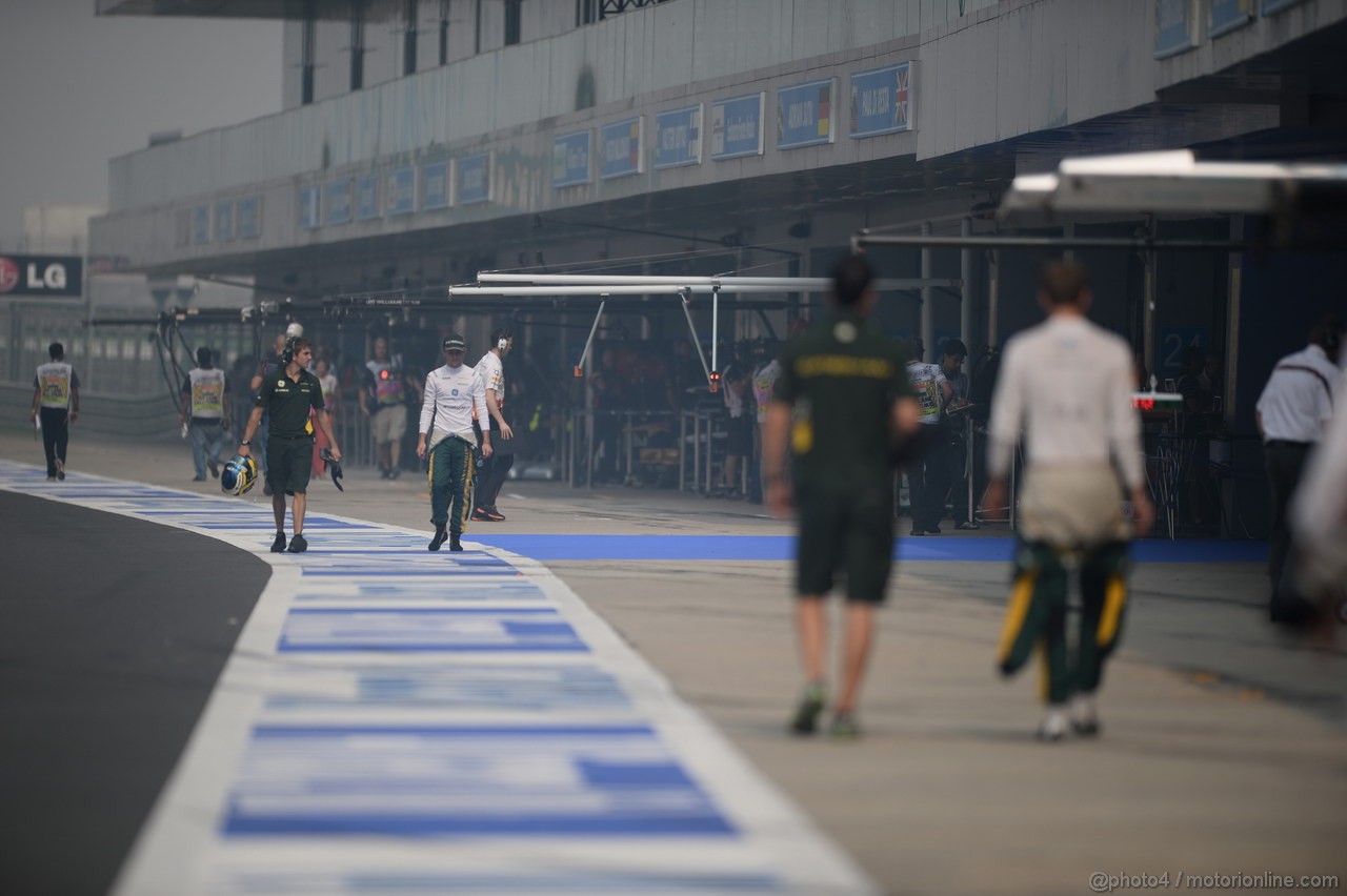 GP INDIA, 26.10.2013- Free practice 3: Charles Pic (FRA) Caterham F1 Team CT03 