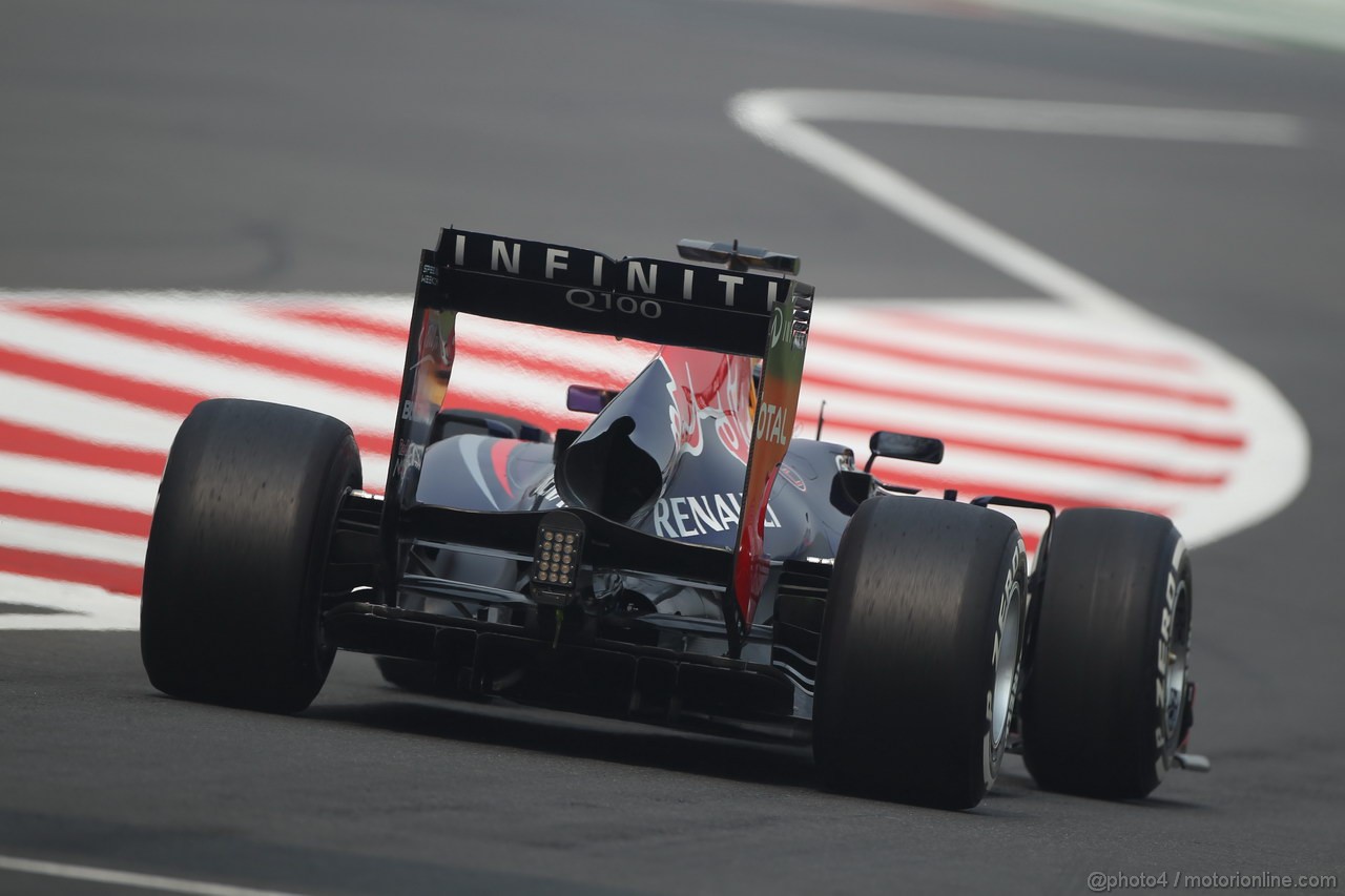 GP INDIA, 26.10.2013- Free practice 3: Sebastian Vettel (GER) Red Bull Racing RB9 