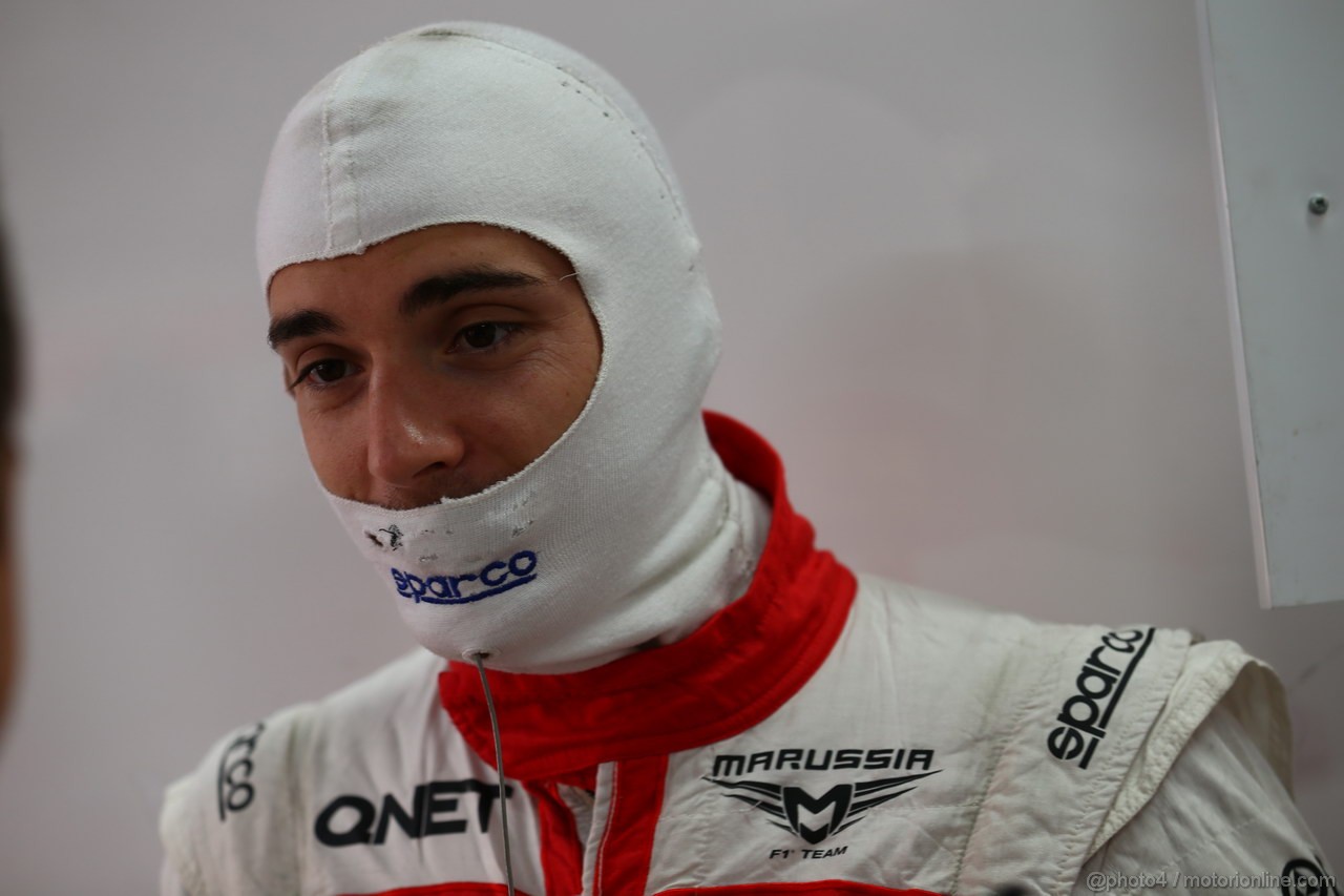 GP INDIA, 26.10.2013- Free practice 3: Jules Bianchi (FRA) Marussia F1 Team MR02 