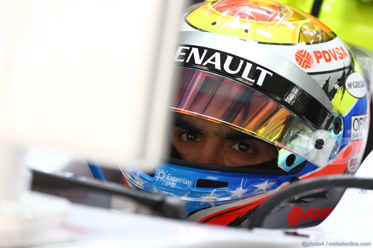 GP INDIA, 26.10.2013- Free practice 3: Pastor Maldonado (VEN) Williams F1 Team FW35 