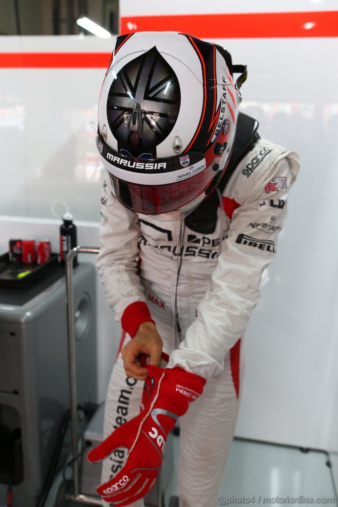GP INDIA, 26.10.2013- Free practice 3: Max Chilton (GBR), Marussia F1 Team MR02 