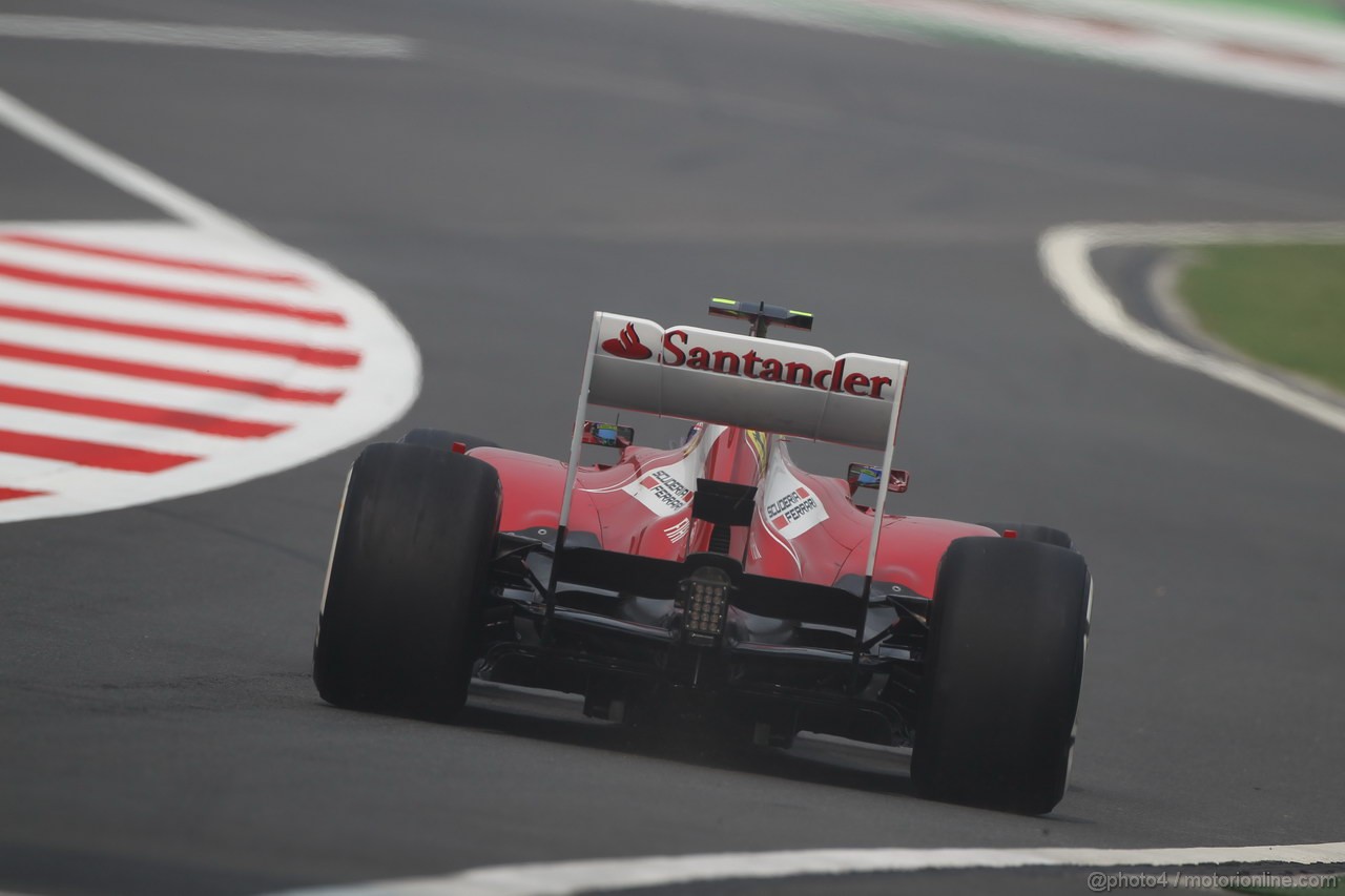GP INDIA, 26.10.2013- Free practice 3: Felipe Massa (BRA) Ferrari F138 