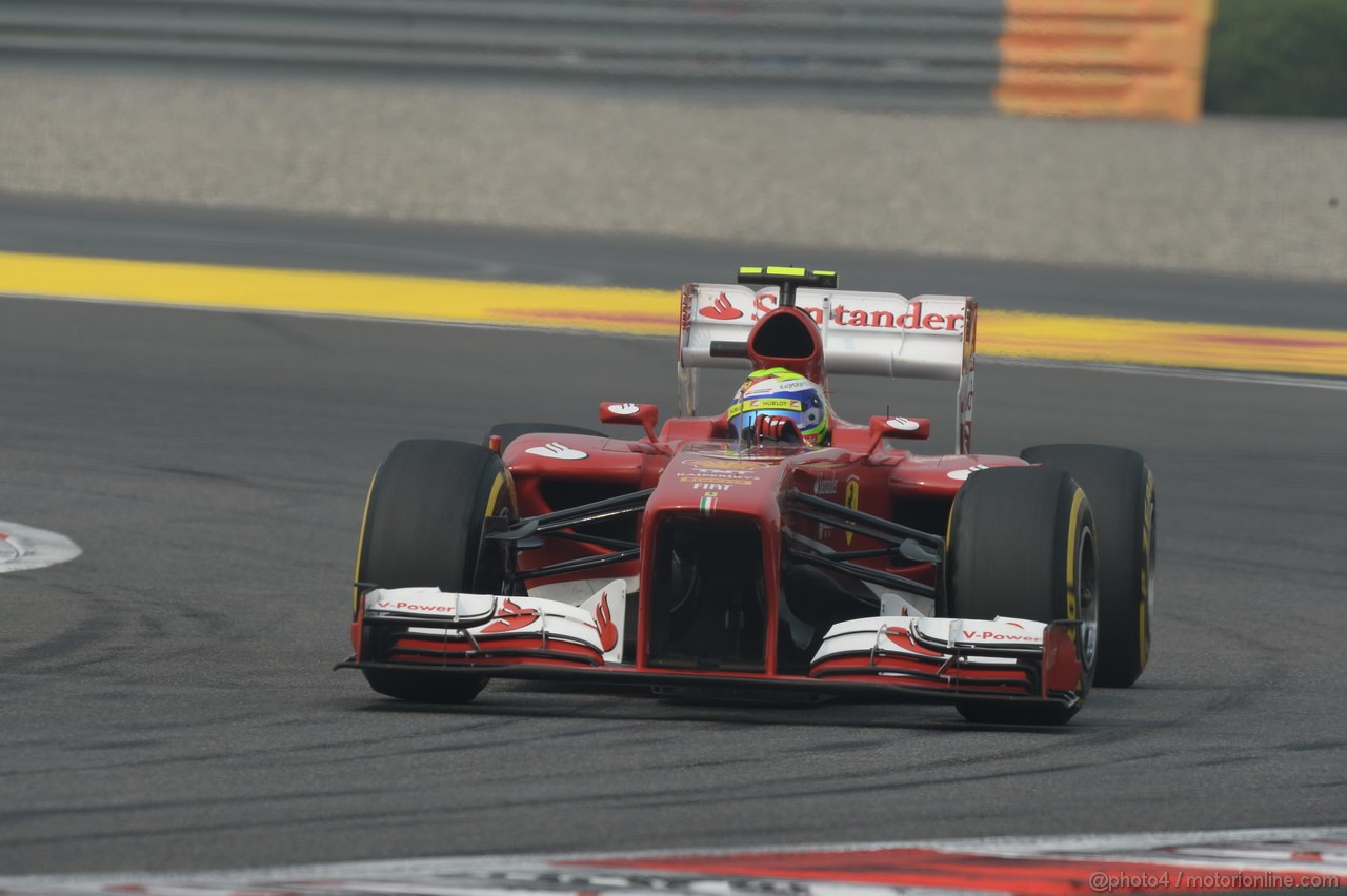 GP INDIA, 26.10.2013- Free practice 3: Felipe Massa (BRA) Ferrari F138 