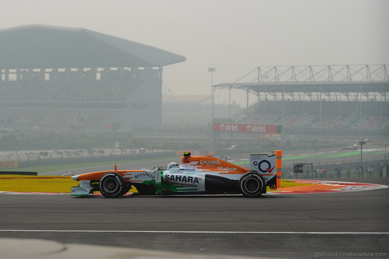 GP INDIA, 26.10.2013- Free practice 3: Adrian Sutil (GER), Sahara Force India F1 Team VJM06 