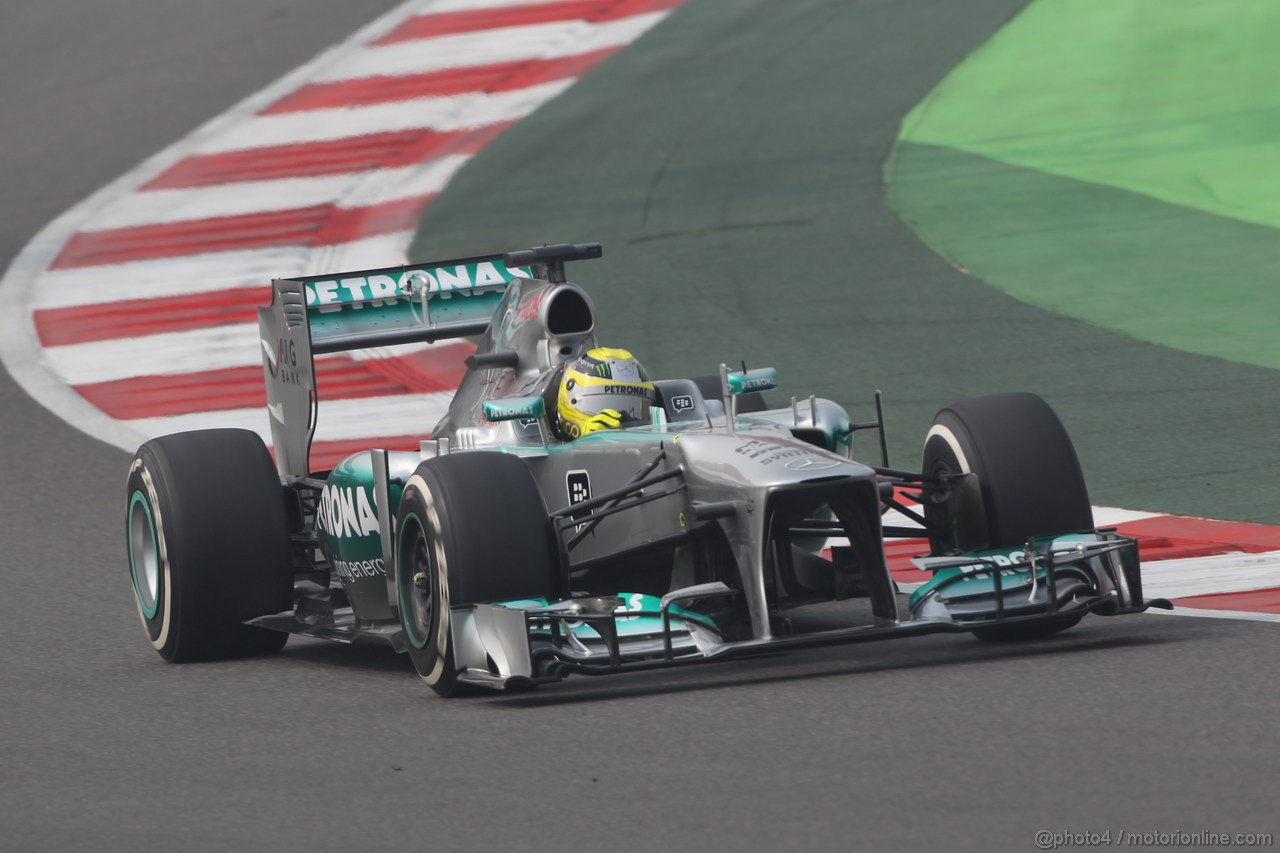 GP INDIA, 26.10.2013- Free practice 3: Nico Rosberg (GER) Mercedes AMG F1 W04 