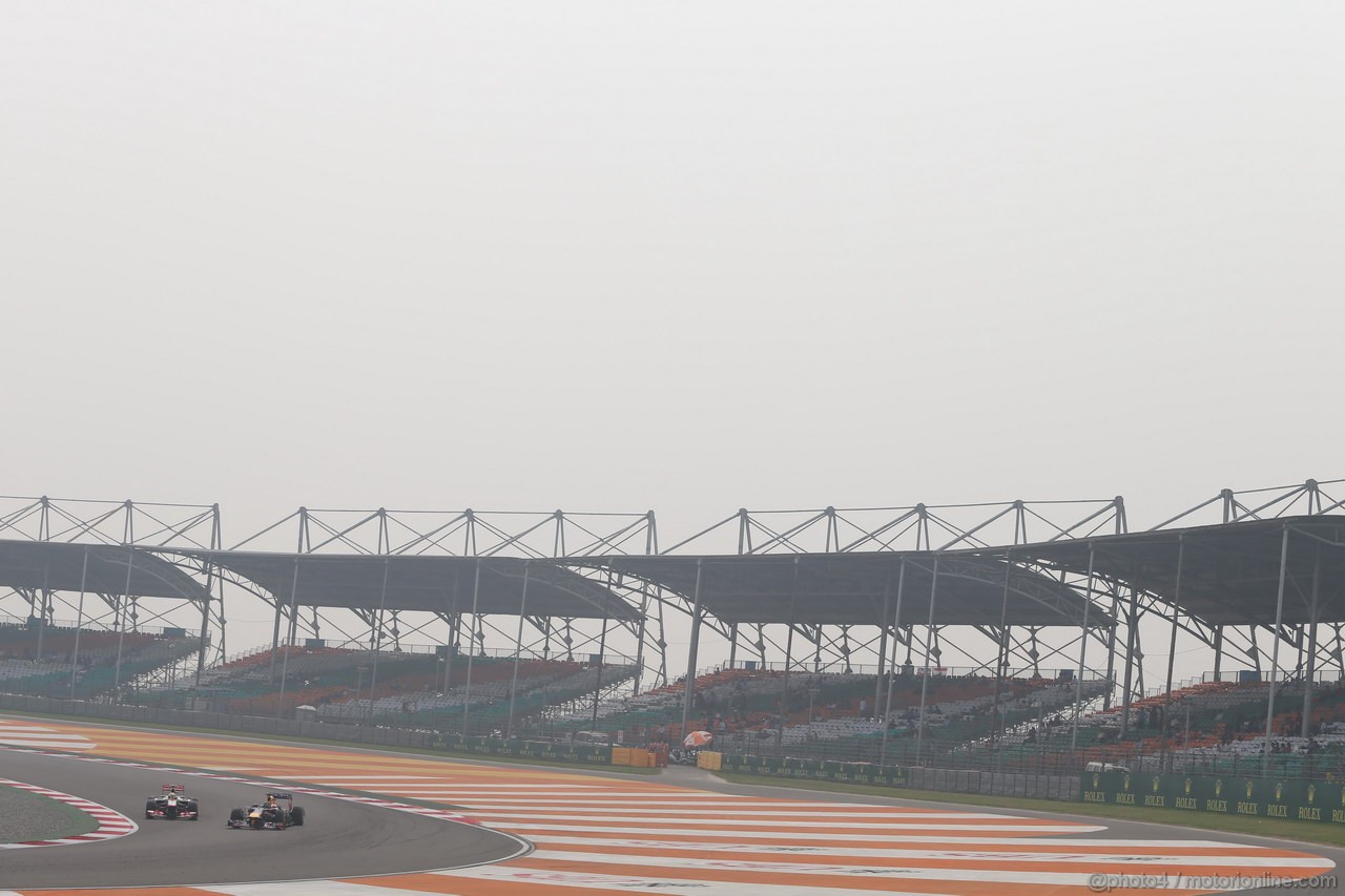 GP INDIA, 26.10.2013- Free practice 3: Sebastian Vettel (GER) Red Bull Racing RB9 