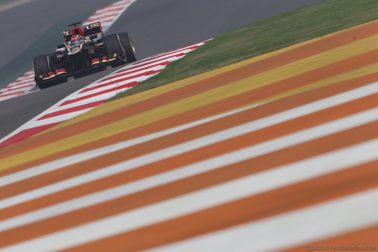 GP INDIA, 26.10.2013- Free practice 3: Kimi Raikkonen (FIN) Lotus F1 Team E21 