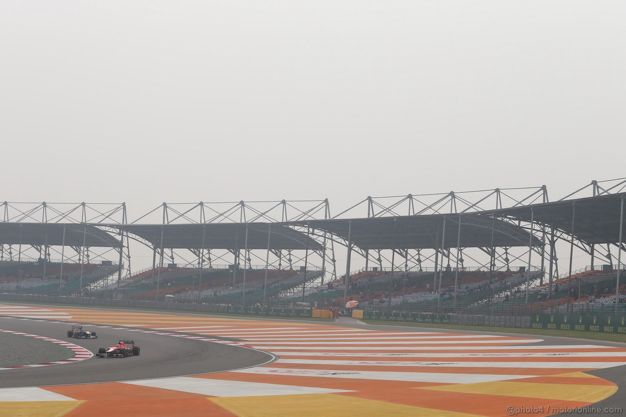 GP INDIA, 26.10.2013- Free practice 3: Jules Bianchi (FRA) Marussia F1 Team MR02 