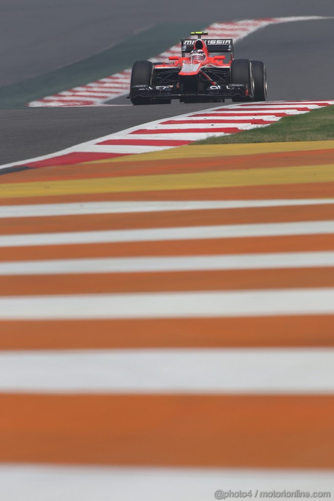 GP INDIA, 26.10.2013- Free practice 3: Max Chilton (GBR), Marussia F1 Team MR02 