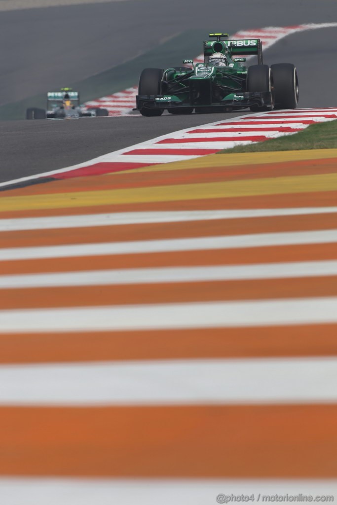 GP INDIA, 26.10.2013- Free practice 3: Giedo Van der Garde (NED), Caterham F1 Team CT03 