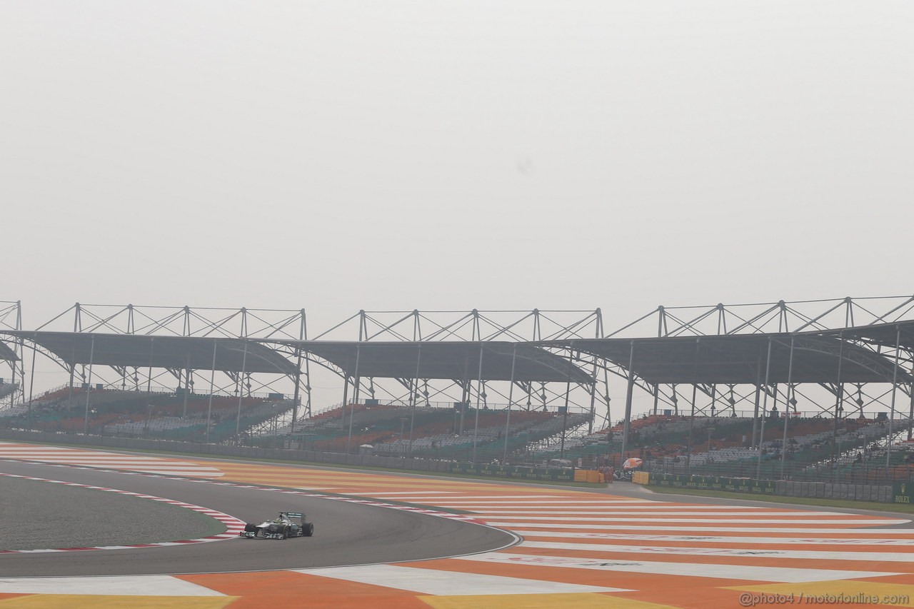 GP INDIA, 26.10.2013- Free practice 3: Nico Rosberg (GER) Mercedes AMG F1 W04 