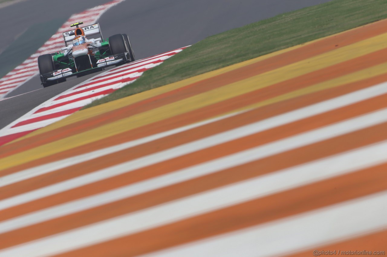 GP INDIA, 26.10.2013- Free practice 3: Adrian Sutil (GER), Sahara Force India F1 Team VJM06 
