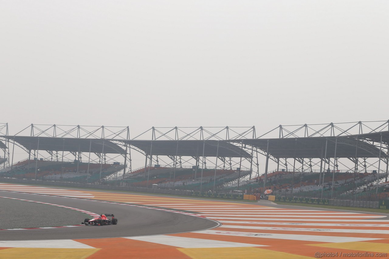 GP INDIA, 26.10.2013- Free practice 3: Max Chilton (GBR), Marussia F1 Team MR02 