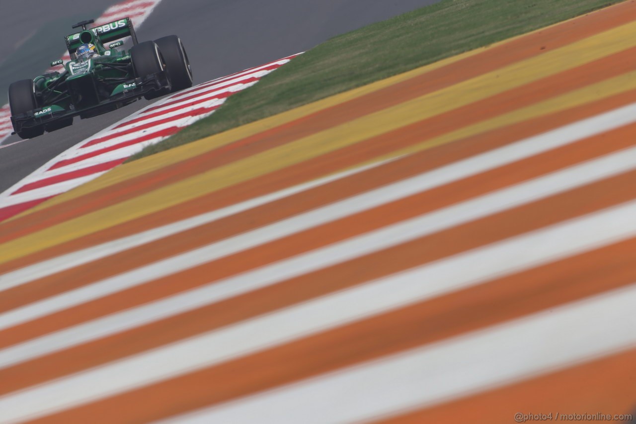 GP INDIA, 26.10.2013- Free practice 3: Charles Pic (FRA) Caterham F1 Team CT03 
