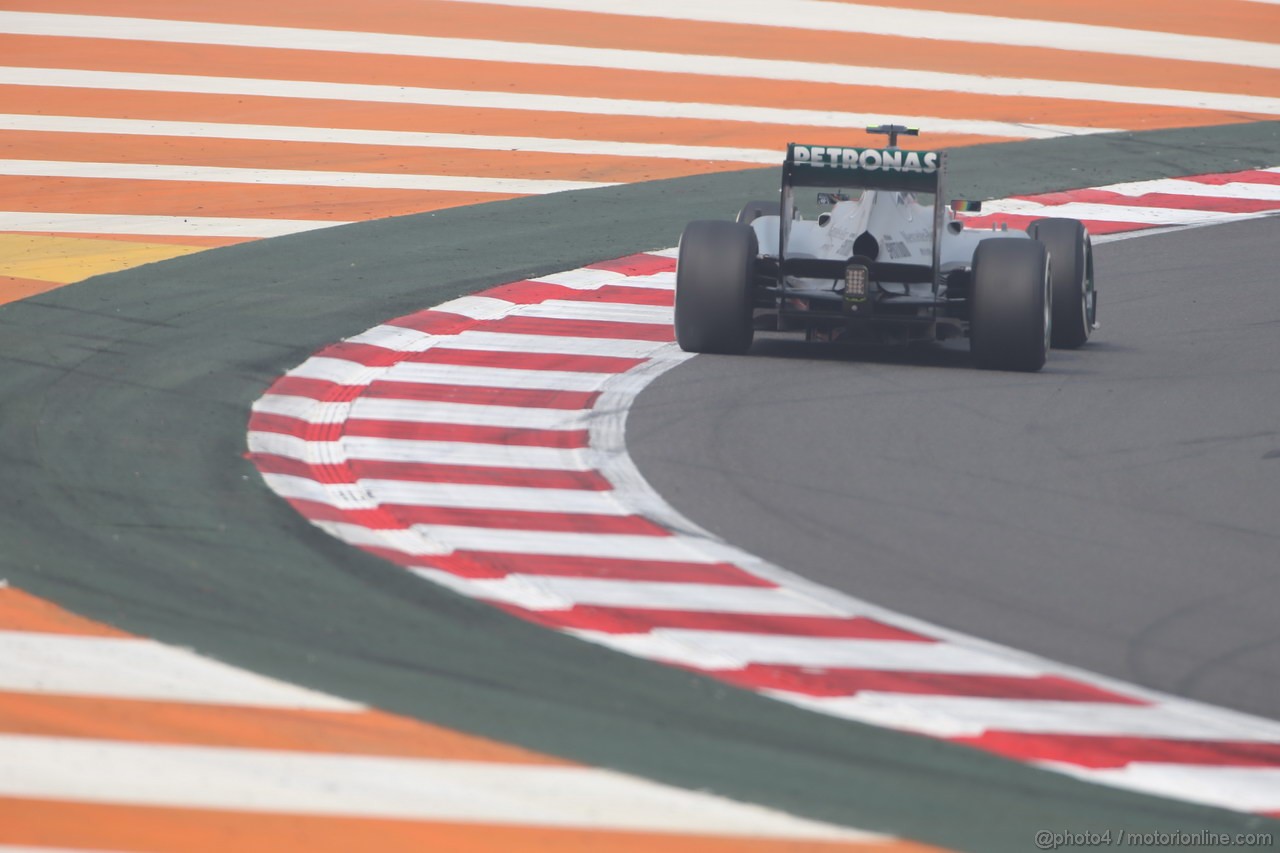 GP INDIA, 26.10.2013- Free practice 3: Lewis Hamilton (GBR) Mercedes AMG F1 W04 