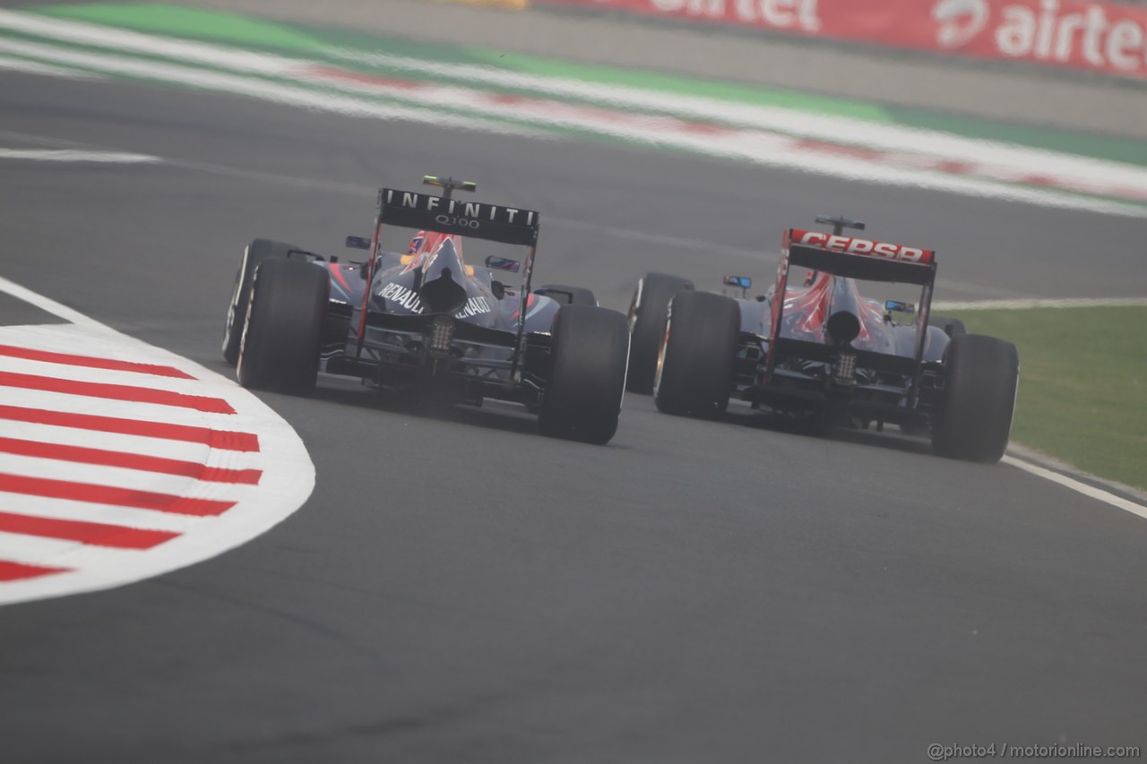 GP INDIA, 26.10.2013- Free practice 3: Mark Webber (AUS) Red Bull Racing RB9 