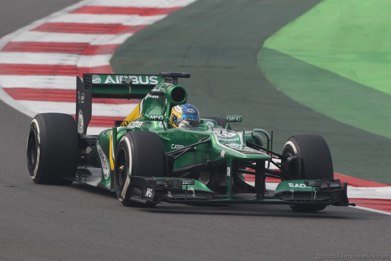 GP INDIA, 26.10.2013- Free practice 3: Charles Pic (FRA) Caterham F1 Team CT03 