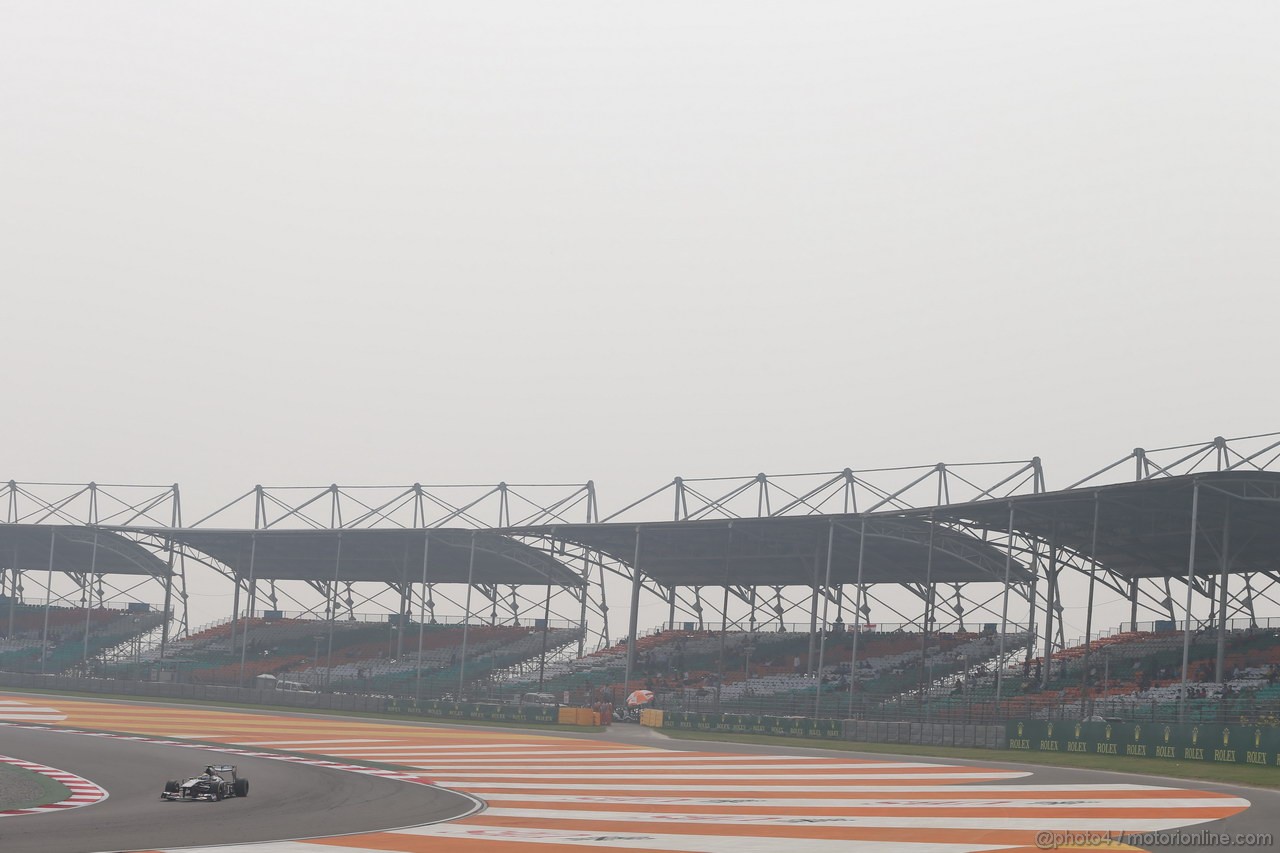 GP INDIA, 26.10.2013- Free practice 3: Esteban Gutierrez (MEX), Sauber F1 Team C32 