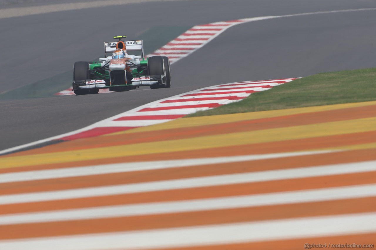 GP INDIA, 26.10.2013- Free practice 3: Adrian Sutil (GER), Sahara Force India F1 Team VJM06 