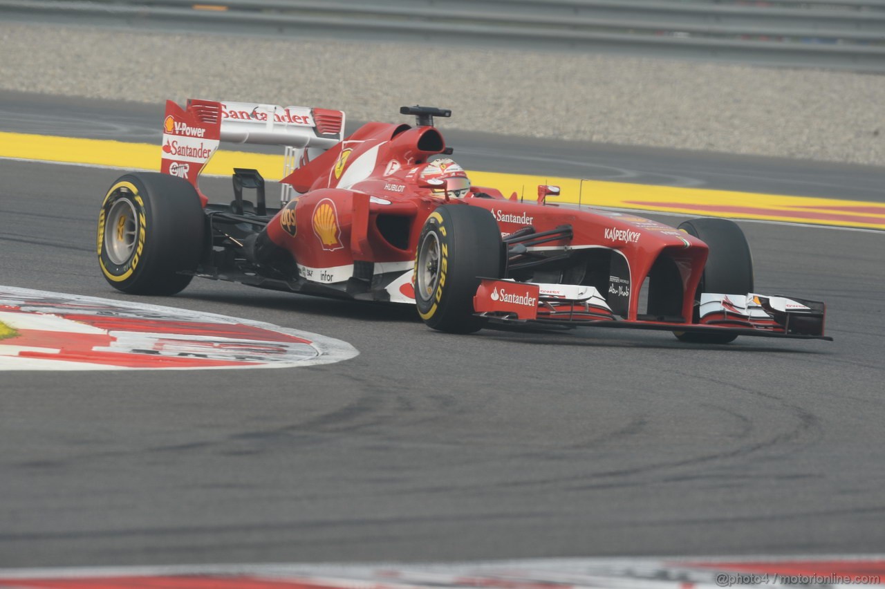 GP INDIA, 26.10.2013- Free practice 3: Fernando Alonso (ESP) Ferrari F138 