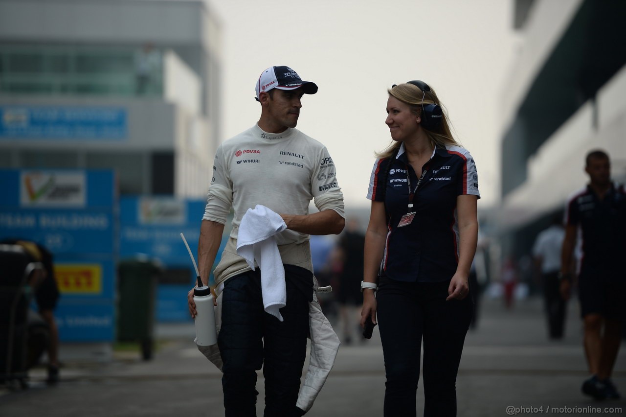 GP INDIA, 26.10.2013- Qualifiche: Pastor Maldonado (VEN) Williams F1 Team FW35 