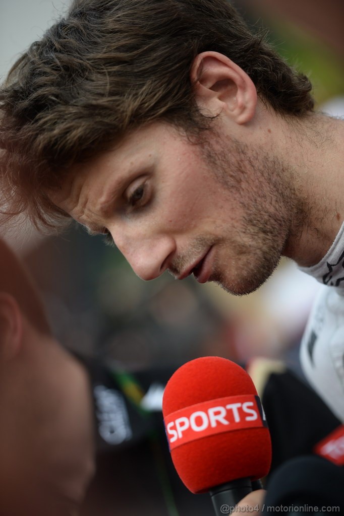 GP INDIA, 26.10.2013- Qualifiche: Romain Grosjean (FRA) Lotus F1 Team E21 