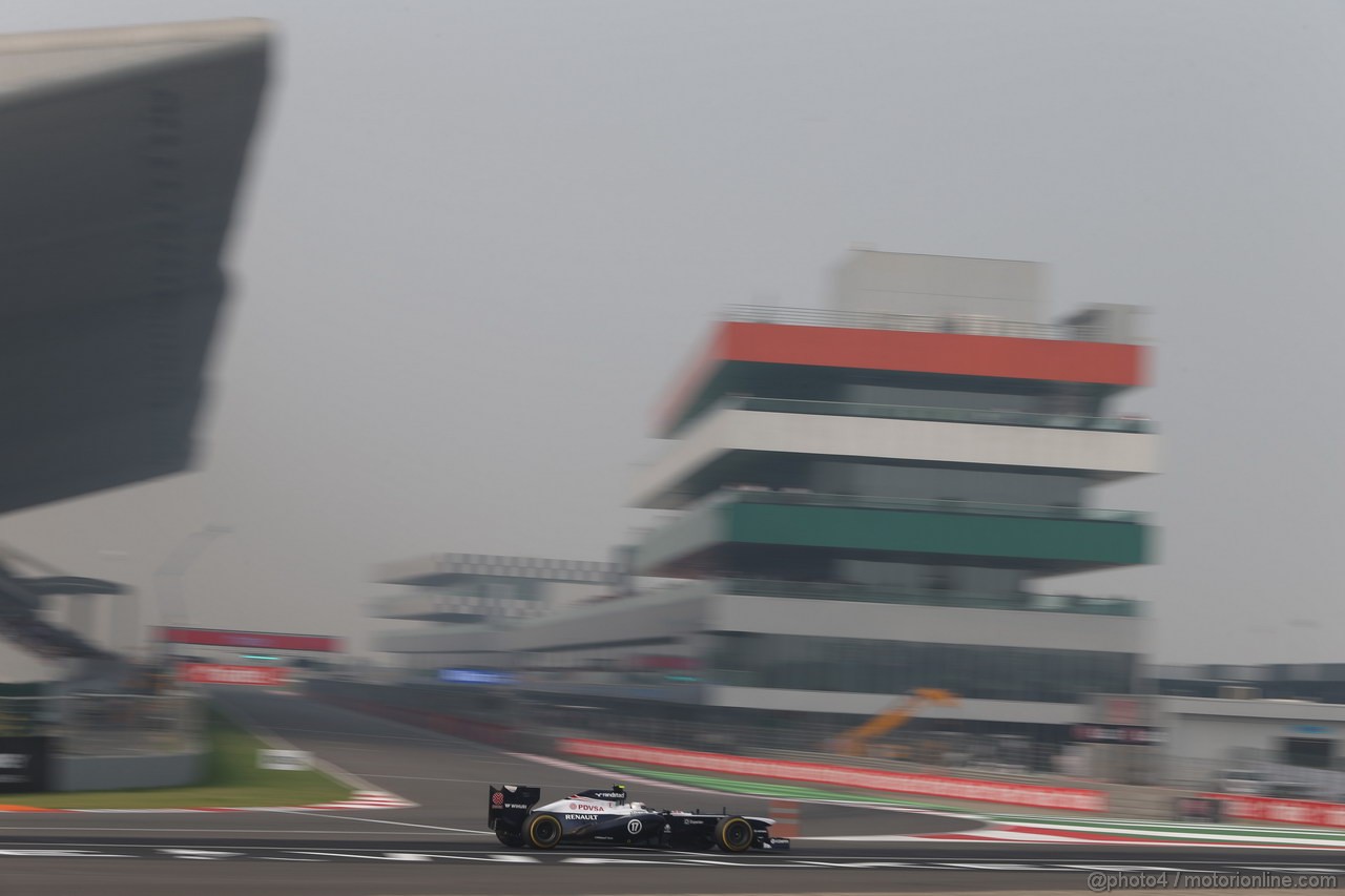 GP INDIA, 26.10.2013- Qualifiche: Valtteri Bottas (FIN), Williams F1 Team FW35 