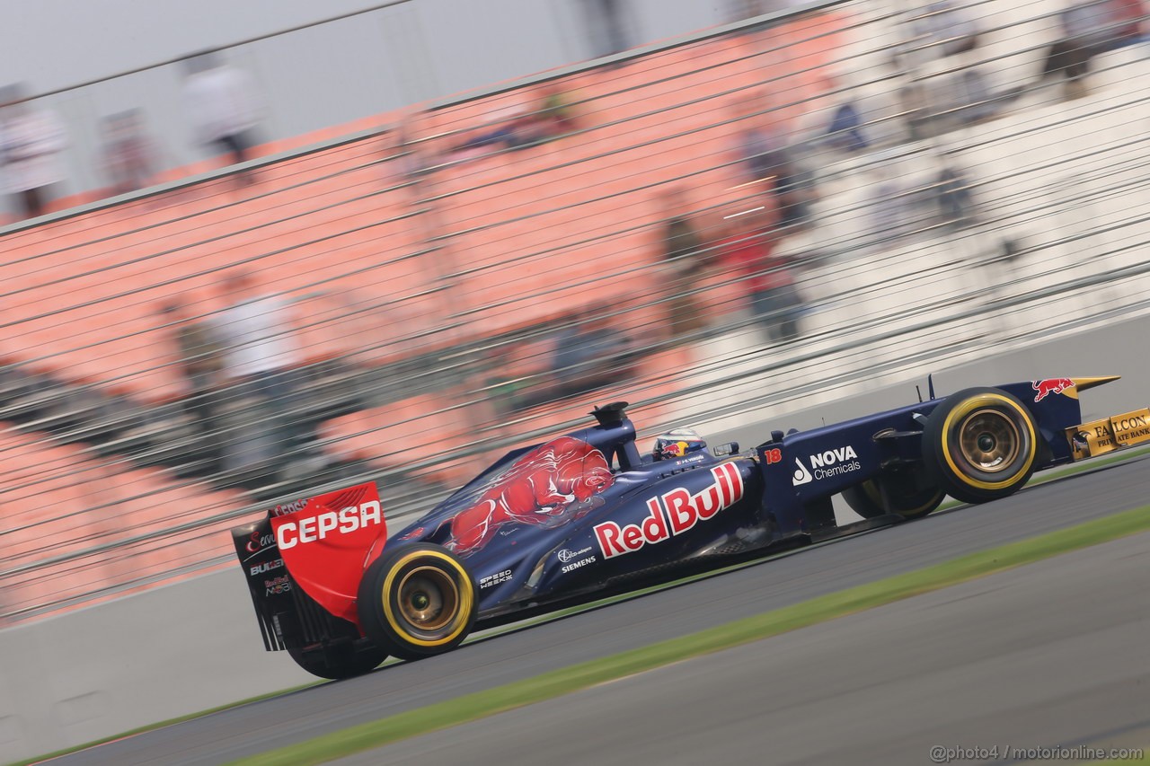 GP INDIA, 26.10.2013- Qualifiche: Jean-Eric Vergne (FRA) Scuderia Toro Rosso STR8 