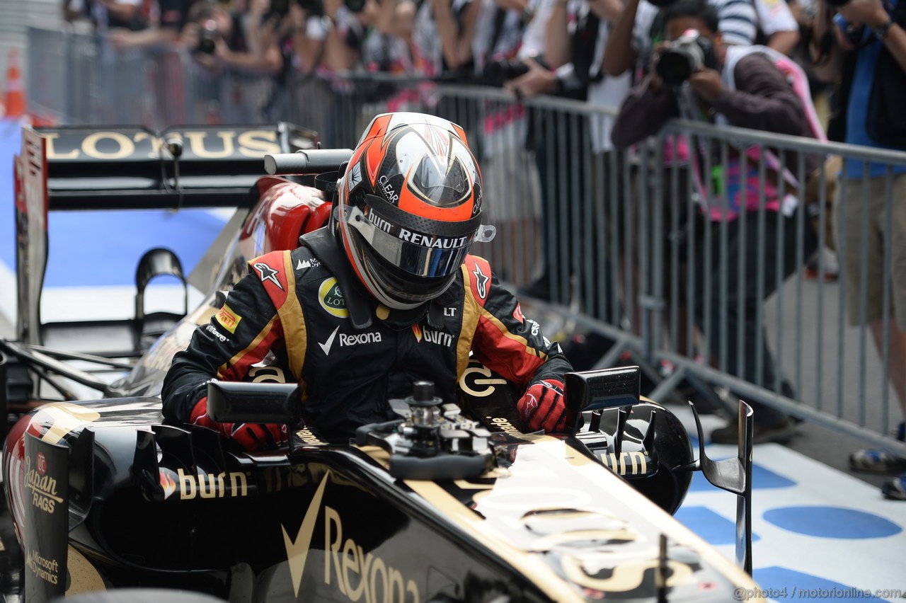 GP INDIA, 26.10.2013- Qualifiche: Kimi Raikkonen (FIN) Lotus F1 Team E21 