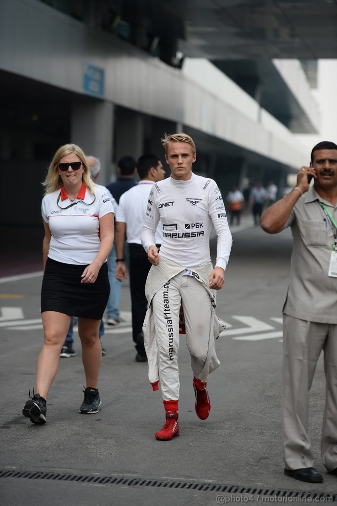 GP INDIA, 26.10.2013- Qualifiche: Max Chilton (GBR), Marussia F1 Team MR02 