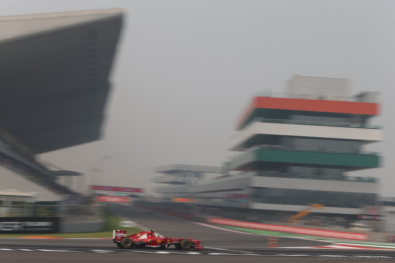 GP INDIA, 26.10.2013- Qualifiche: Felipe Massa (BRA) Ferrari F138 