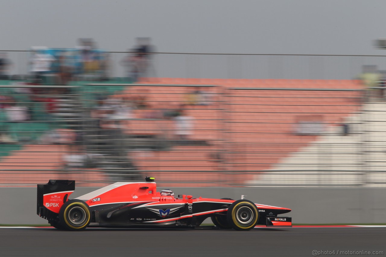 GP INDIA, 26.10.2013- Qualifiche: Max Chilton (GBR), Marussia F1 Team MR02 