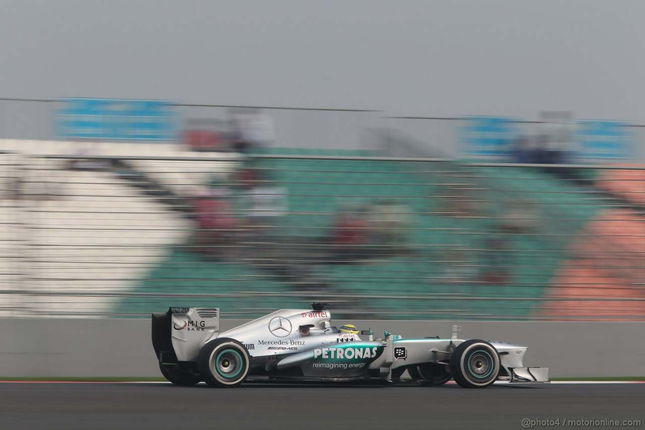 GP INDIA, 26.10.2013- Qualifiche: Nico Rosberg (GER) Mercedes AMG F1 W04 