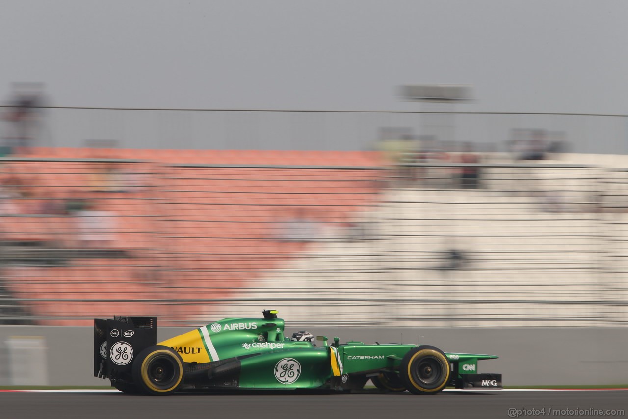 GP INDIA, 26.10.2013- Qualifiche: Giedo Van der Garde (NED), Caterham F1 Team CT03 