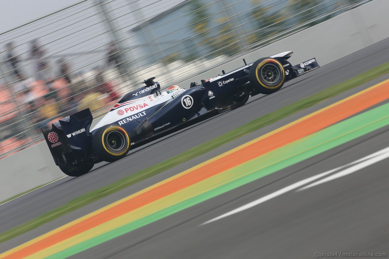 GP INDIA, 26.10.2013- Qualifiche: Pastor Maldonado (VEN) Williams F1 Team FW35 