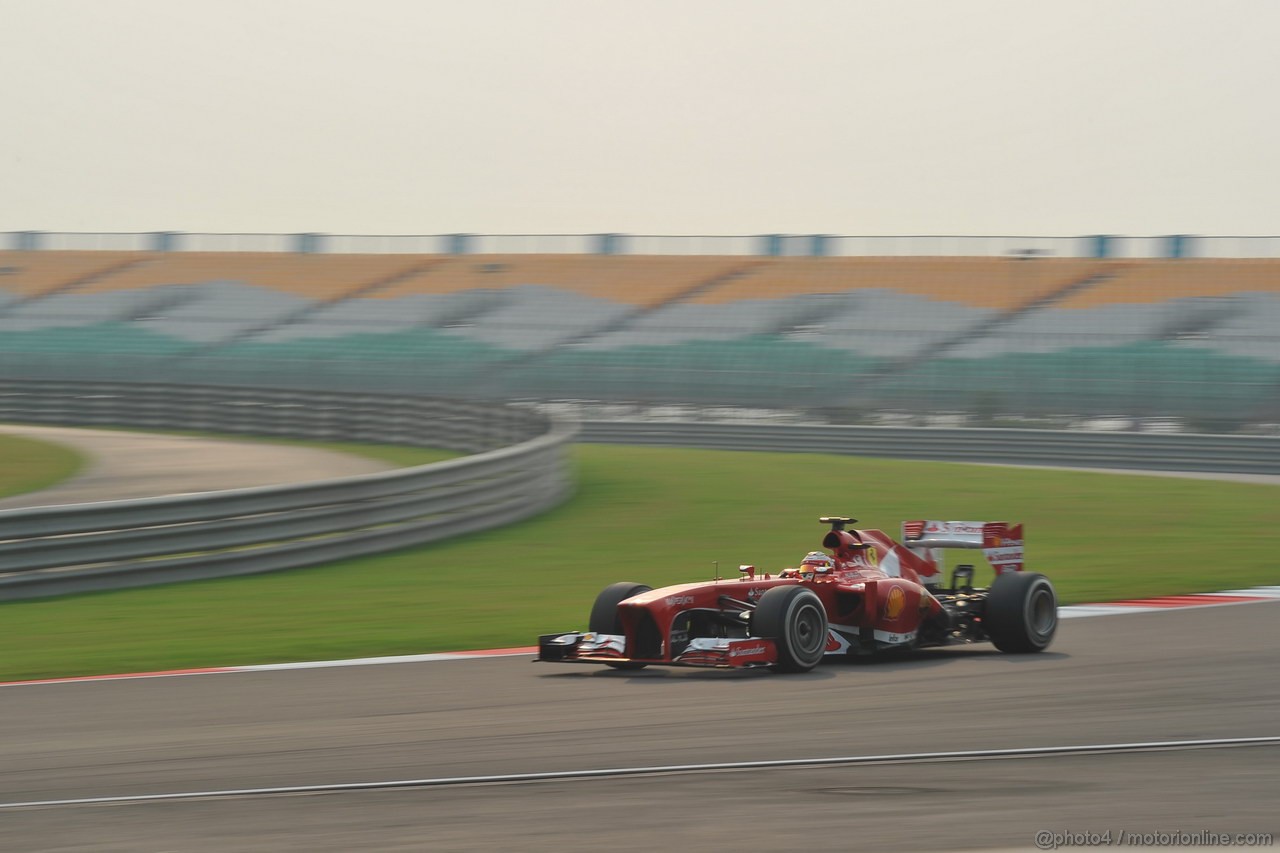 GP INDIA, 26.10.2013- Qualifiche: Fernando Alonso (ESP) Ferrari F138 