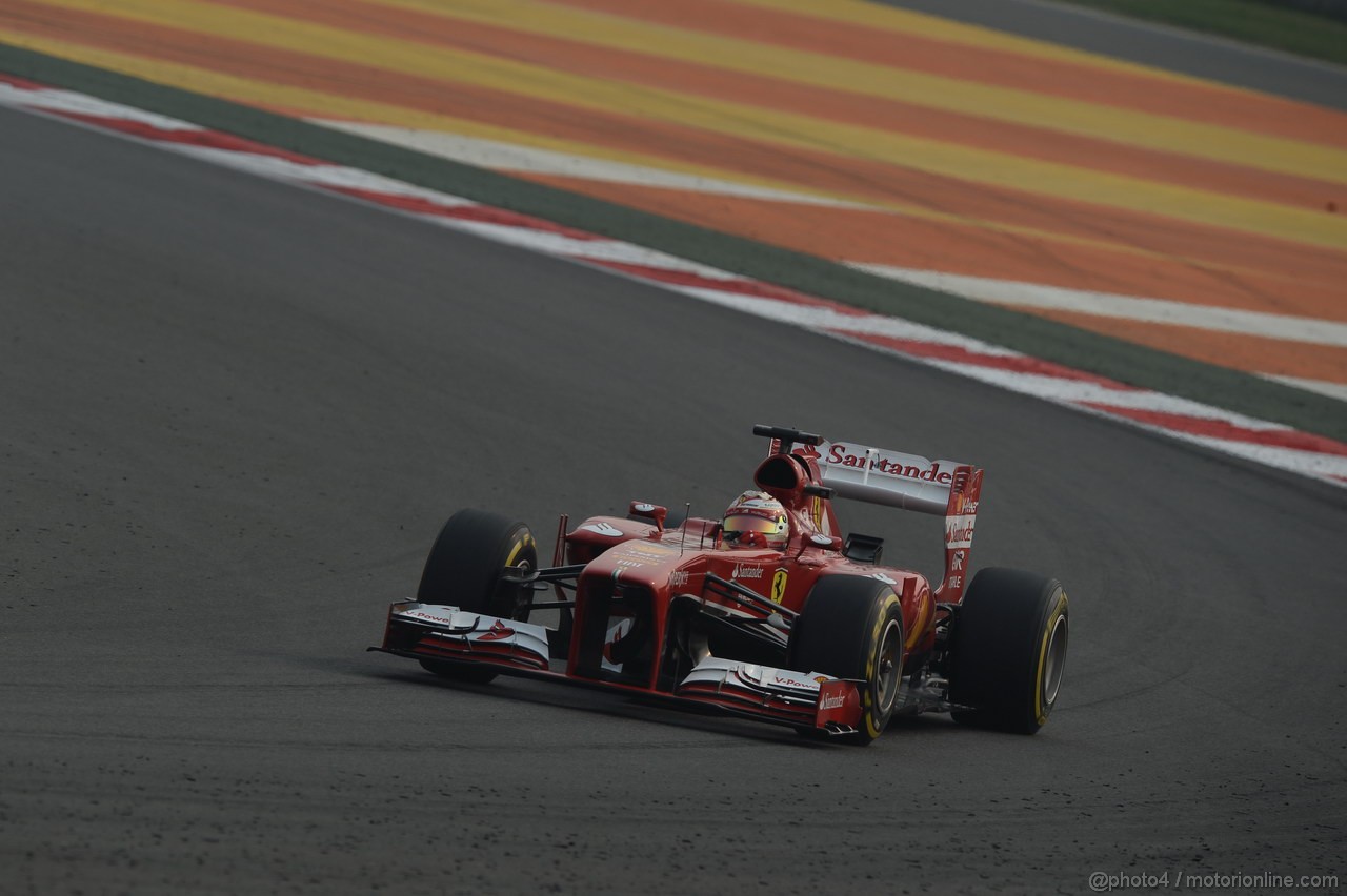GP INDIA, 26.10.2013- Qualifiche: Fernando Alonso (ESP) Ferrari F138 