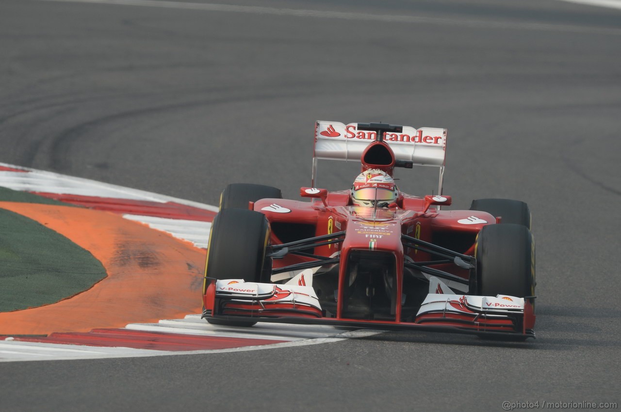 GP INDIA, 26.10.2013- Qualifiche: Fernando Alonso (ESP) Ferrari F138 