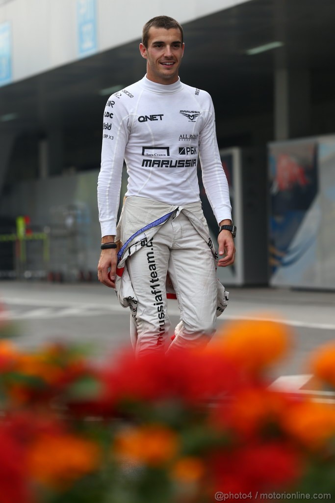 GP INDIA, 26.10.2013- Qualifiche: Jules Bianchi (FRA) Marussia F1 Team MR02 