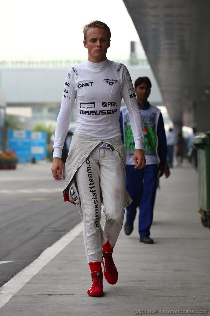 GP INDIA, 26.10.2013- Qualifiche: Max Chilton (GBR), Marussia F1 Team MR02 