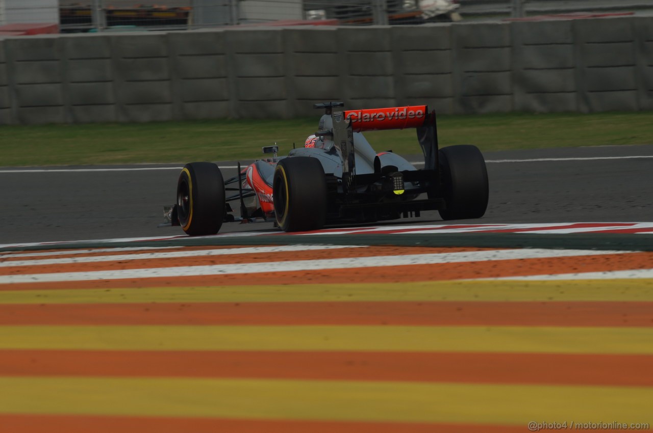 GP INDIA, 26.10.2013- Qualifiche: Jenson Button (GBR) McLaren Mercedes MP4-28 
