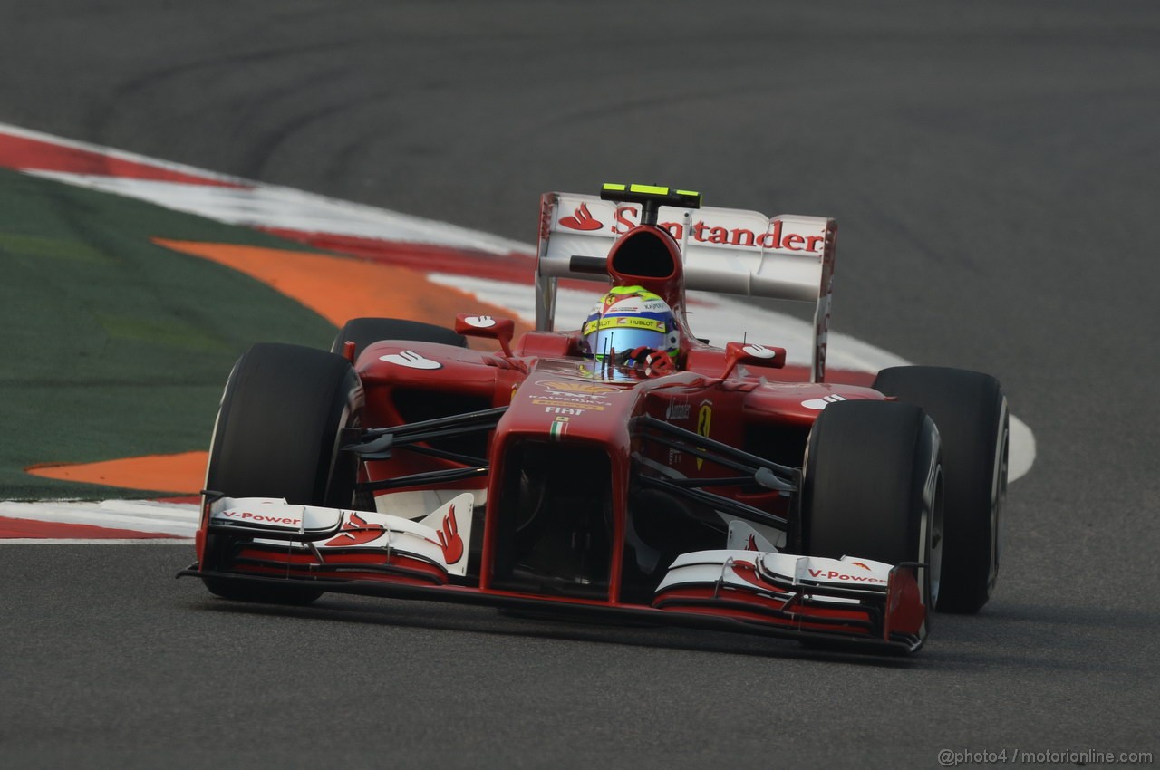 GP INDIA, 26.10.2013- Qualifiche: Felipe Massa (BRA) Ferrari F138 
