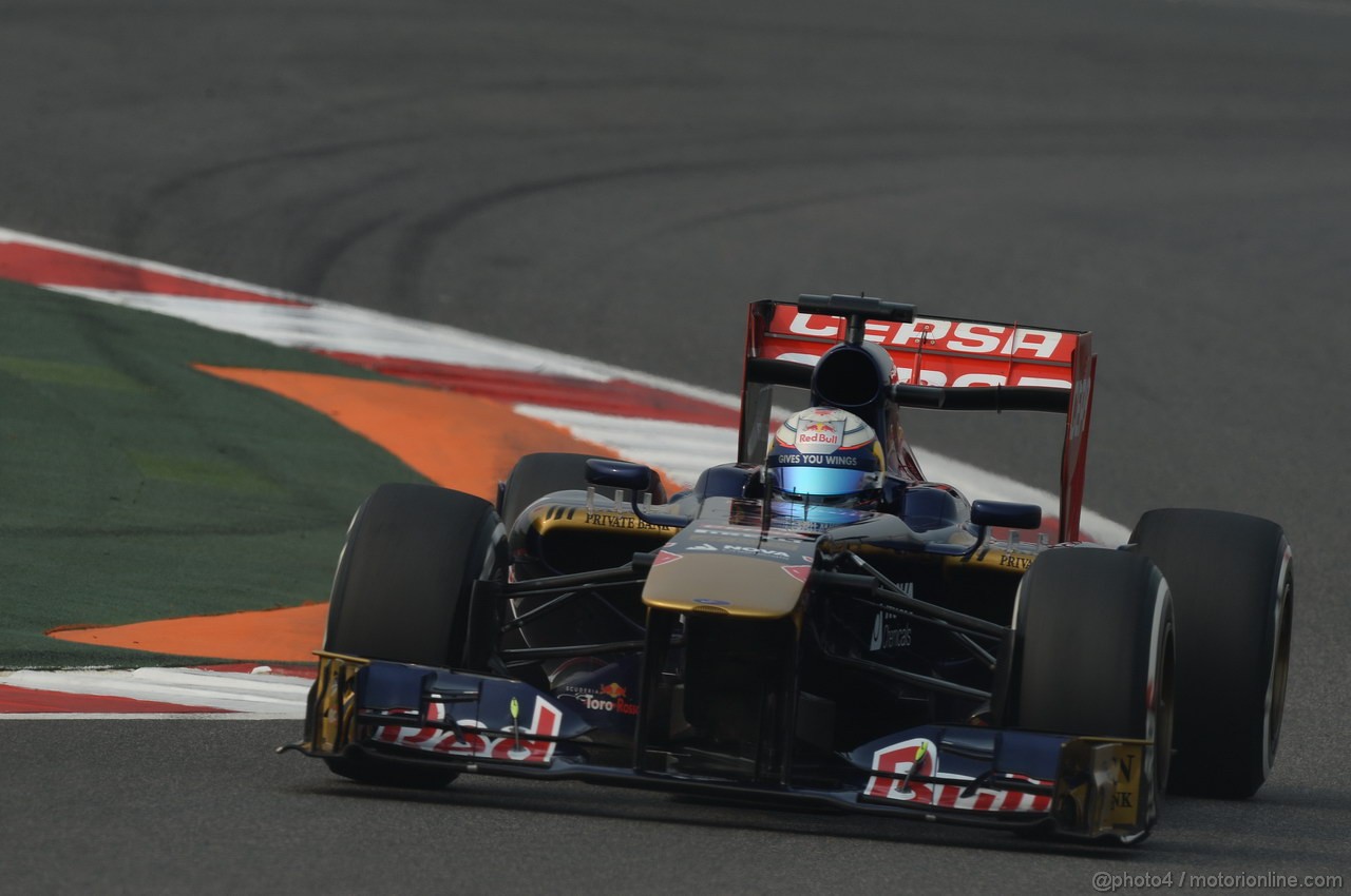 GP INDIA, 26.10.2013- Qualifiche: Jean-Eric Vergne (FRA) Scuderia Toro Rosso STR8 