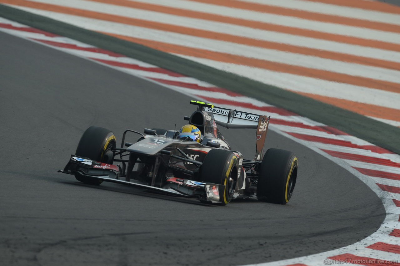 GP INDIA, 26.10.2013- Qualifiche: Esteban Gutierrez (MEX), Sauber F1 Team C32 