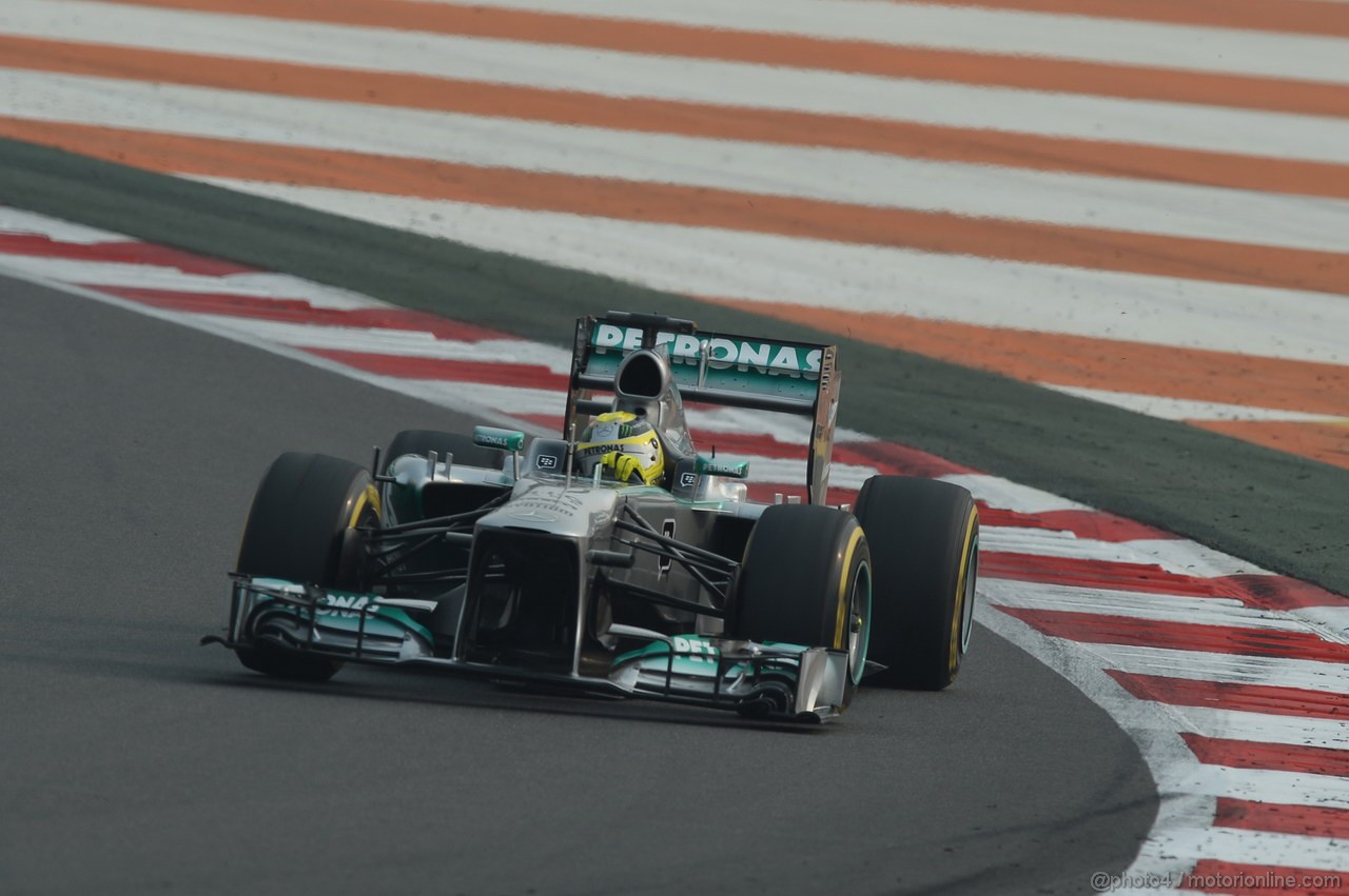 GP INDIA, 26.10.2013- Qualifiche: Nico Rosberg (GER) Mercedes AMG F1 W04 