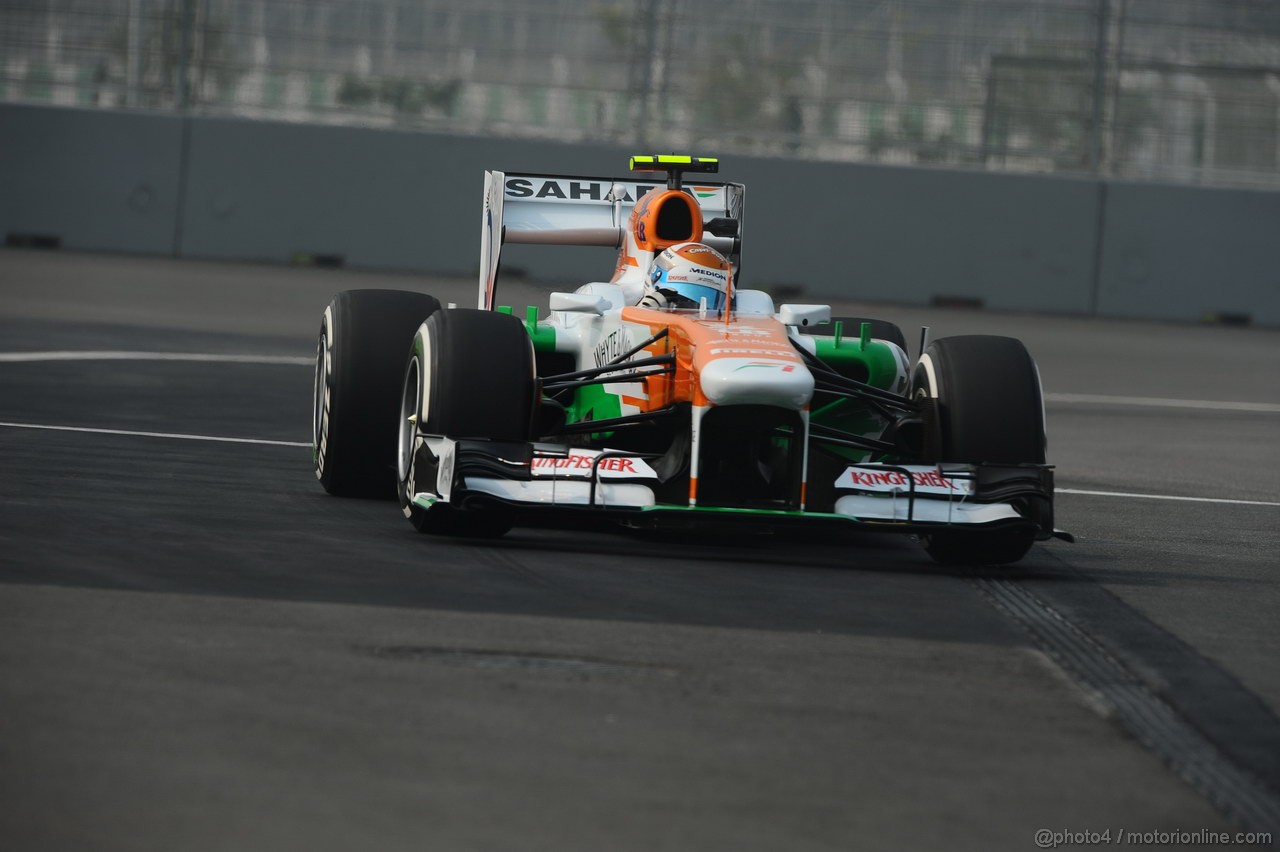 GP INDIA, 25.10.2013- Prove Libere 1: Adrian Sutil (GER), Sahara Force India F1 Team VJM06 
