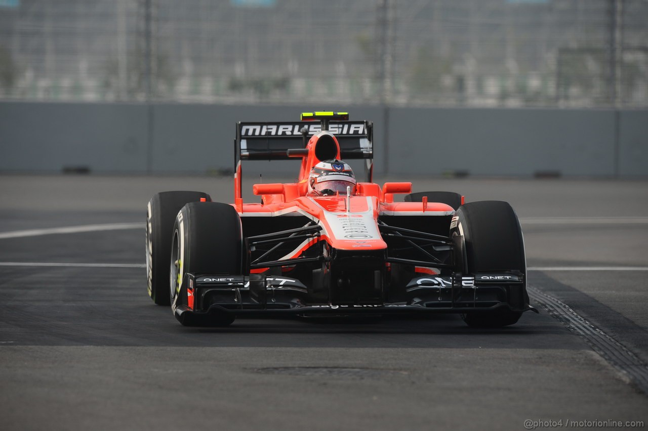 GP INDIA, 25.10.2013- Prove Libere 1: Max Chilton (GBR), Marussia F1 Team MR02 