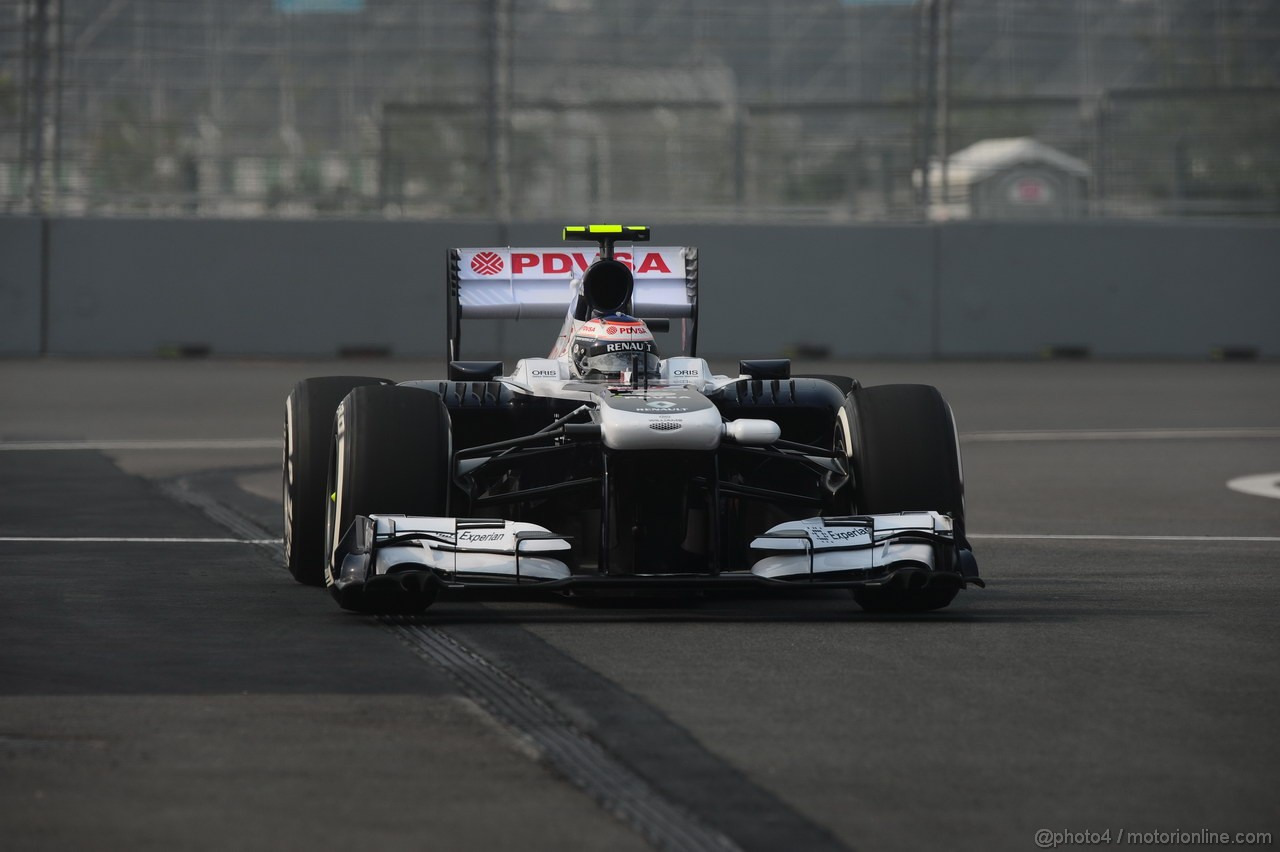 GP INDIA, 25.10.2013- Prove Libere 1: Valtteri Bottas (FIN), Williams F1 Team FW35 