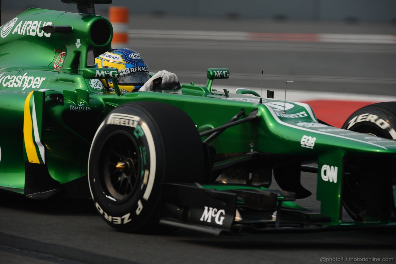 GP INDIA, 25.10.2013- Prove Libere 1: Charles Pic (FRA) Caterham F1 Team CT03 
