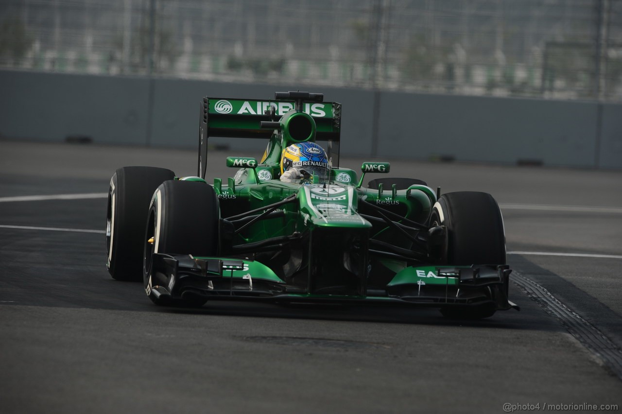 GP INDIA, 25.10.2013- Prove Libere 1: Charles Pic (FRA) Caterham F1 Team CT03 